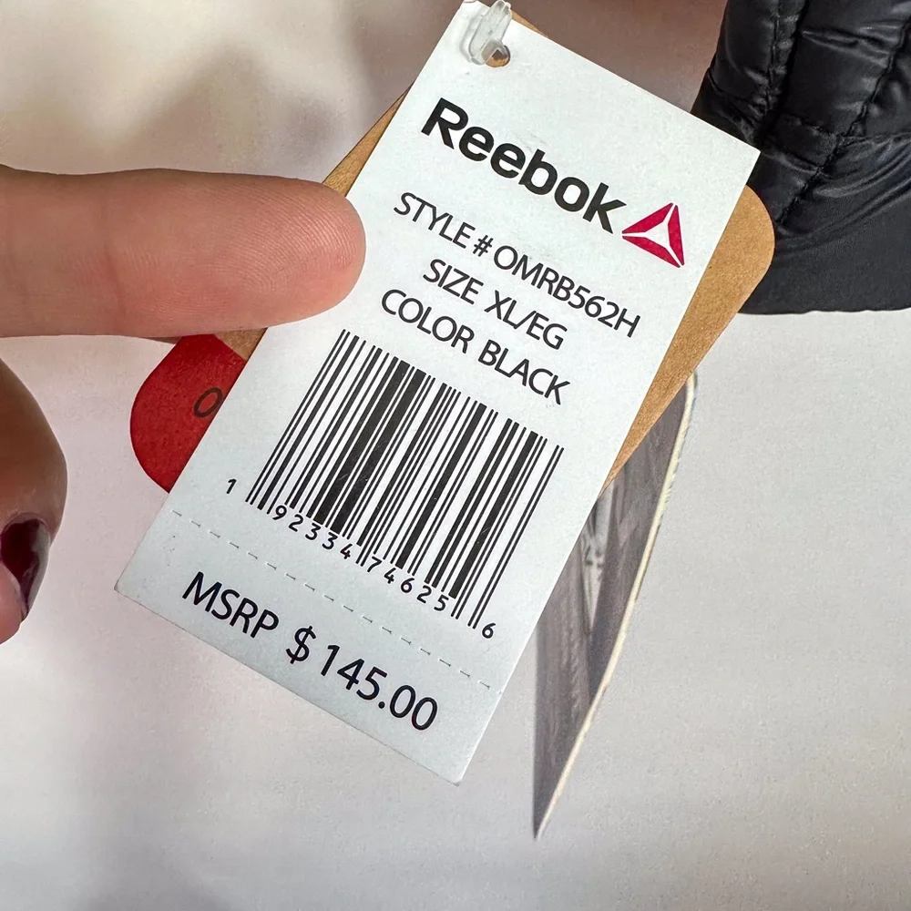 Reebok Black Glacier Shield Quilted Puffer Jacket - Picture 5 of 9